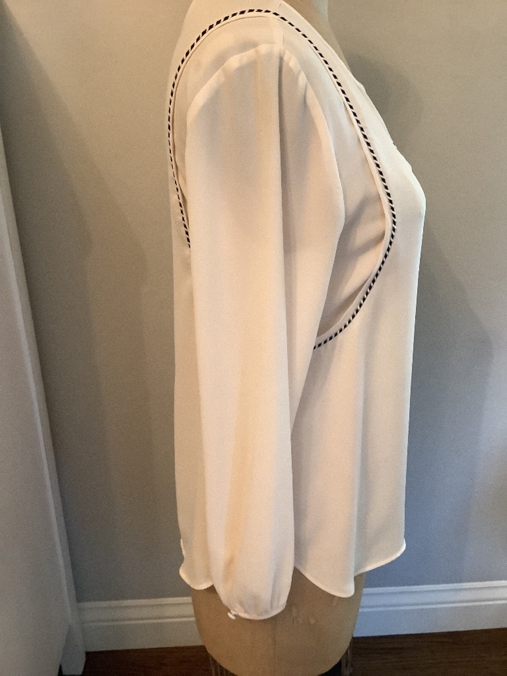 JCrew Rope Detail Blouse -6 - Picture 3 of 4